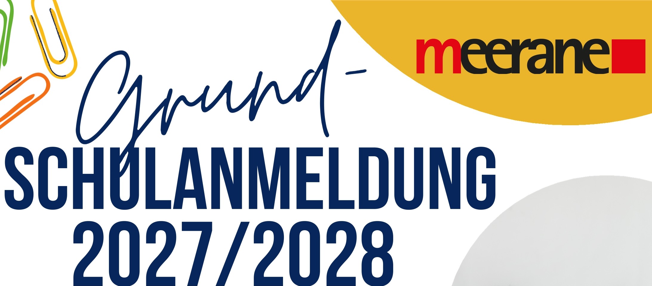 Schulanmeldung 2027/28